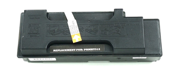 This is the front view of the Kyocera TK-312 black replacement laserjet toner cartridge by NXT Premium toner