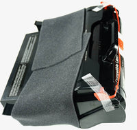 This is the right side view of the Lexmark T654X11A black replacement laserjet toner cartridge by NXT Premium toner