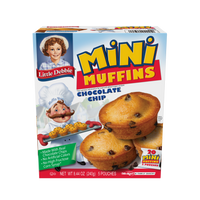 1 box of Little Debbie Chocolate Chip Mini Muffins