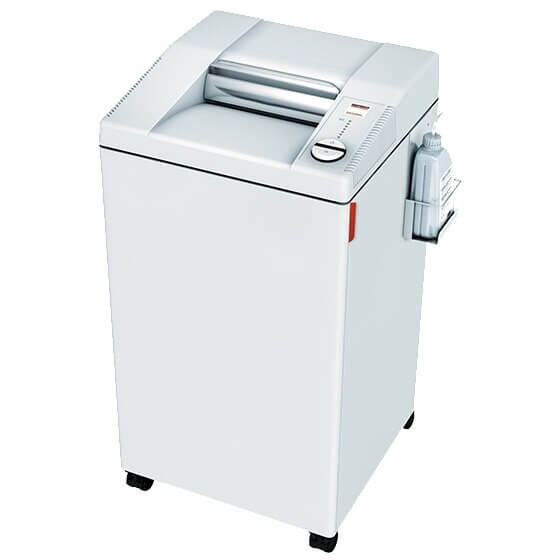 Front view of MBM Destroyit 2604 Super Micro Cut Shredder