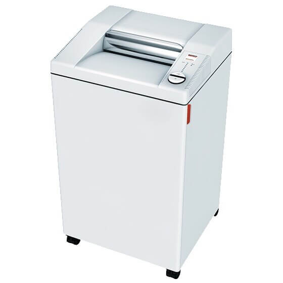 Front view of MBM Destroyit 3104 Strip Cut Shredder