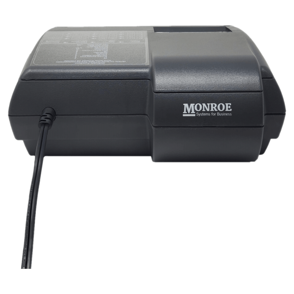 Monroe ClassicX 12-Digit Heavy-Duty Printing Calculator (Back)