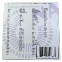 Nakajima Lift Off Tape - 2,000 Characters  - 6 Units (Fits WPT-150 & WPT-160)