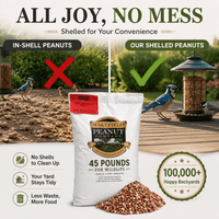 Wakefield Virginia Peanuts Shelled Animal Peanuts, 45 LBS