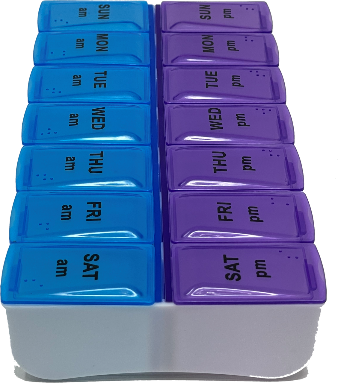 Med Manager Easy Push Button (7-Day) AM/PM Pill Organizer