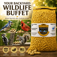 Wakefield Virginia Peanuts in-shell animal peanuts for blue jays, cardinals, squirrels, and deer