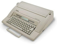 Side view of the Royal Scriptor II Personal Portable Electronic Typewriter with the top closed and handle folded out