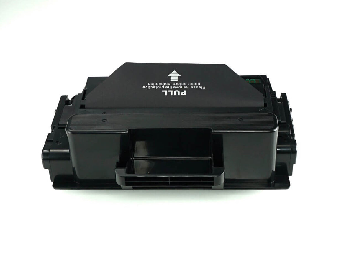 This is the back view of the Samsung MLT-D203L Black replacement laserjet toner cartridge by NXT Premium toner