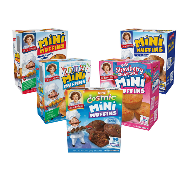 Little Debbie Mini Muffin and Brownie Variety Bundle features all of your favorite Little Debbie Minis