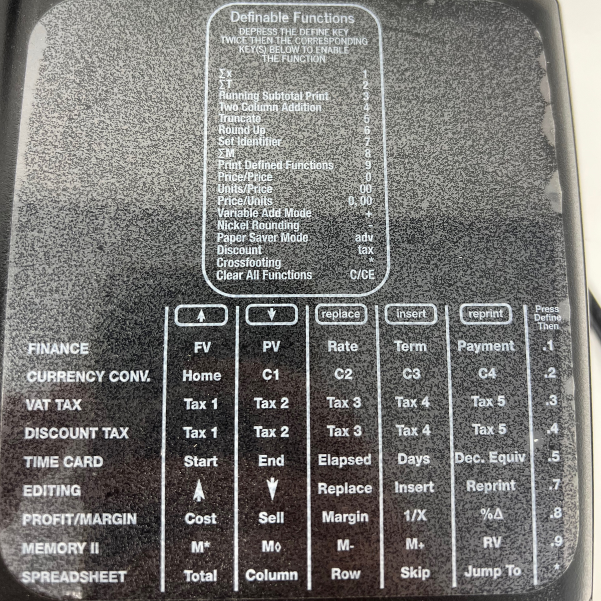 Monroe UltimateX 12-Digit Programmable Heavy-Duty Accounting Printing Calculator With Edit & Reprint Capabilities (ULTXB) (Function Sticker)