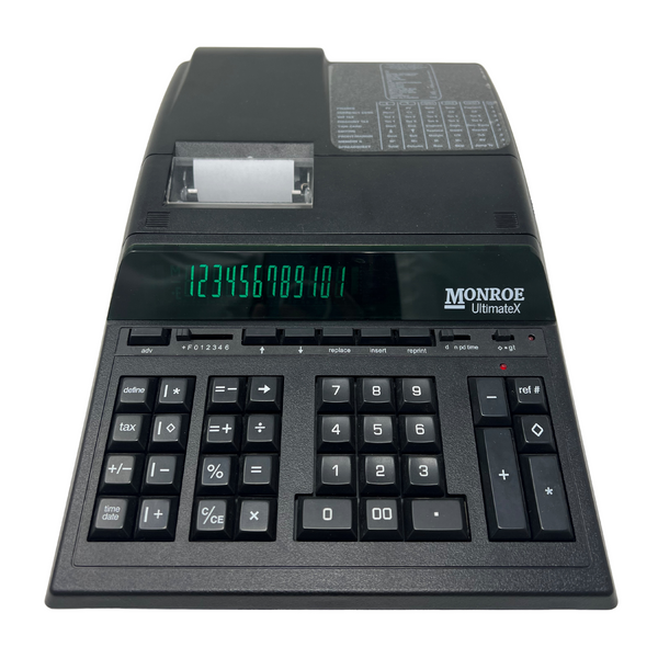 Monroe UltimateX 12-Digit Programmable Heavy-Duty Accounting Printing Calculator With Edit & Reprint Capabilities (ULTXB)