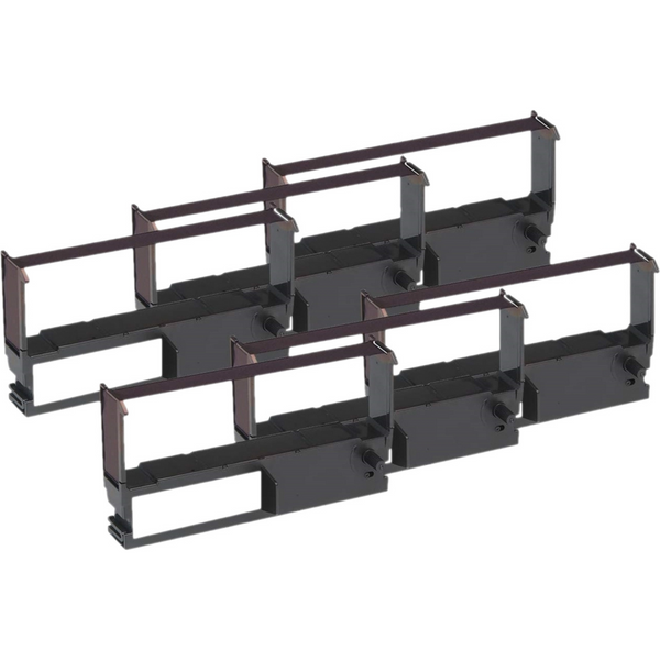 Monroe Compatible Epson ERC-32BK Black Ribbon Cartridges, 6 Pack