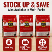 Wakefield Peanut, Cranberry and Raisin Bird Seed available in 10, 20 and 40 lb quantities