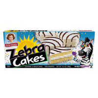 One box of Little Debbie Zebra Cakes