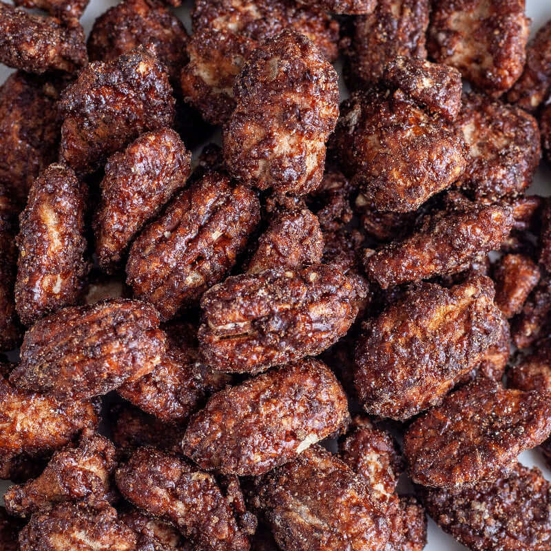 Close view of Di Bruno Bros. artisan candied nuts