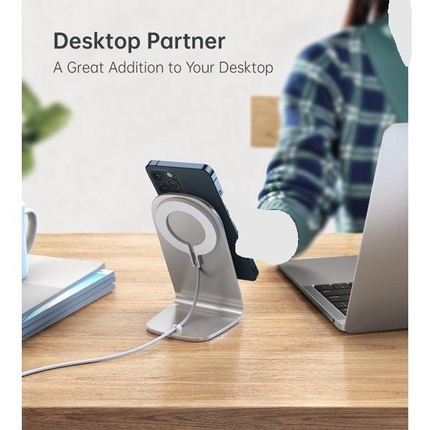 MagLeap Magnetic Wireless Charging Stand (Use)