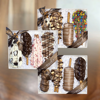 Three Sarah’s Gourmet chocolate-covered pretzel gift boxes with 12 assorted pretzel treats