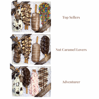 Top Sellers, Caramel Nut Lovers and Adventurer four-pretzel assortment options