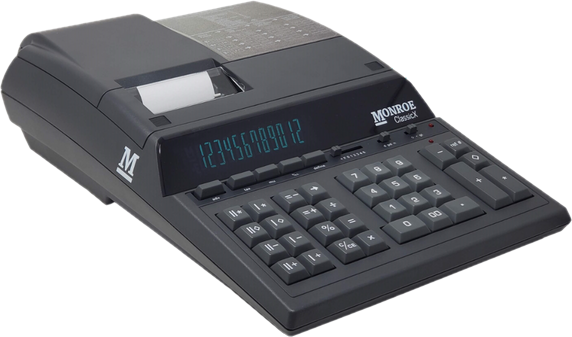 Monroe ClassicX Printing Calculator