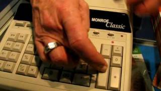 Monroe Printing Calculator